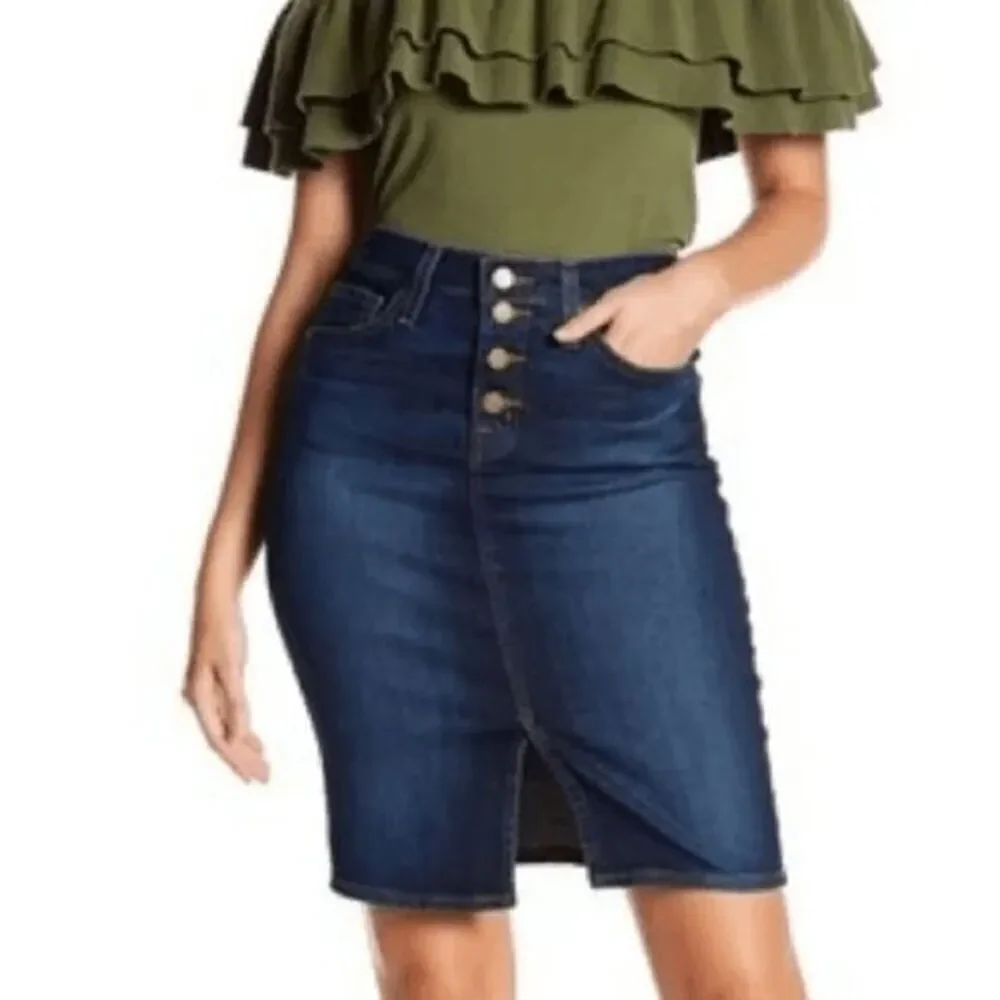 Big Star Stella High Rise Denim Pencil Skirt Size 26 Small